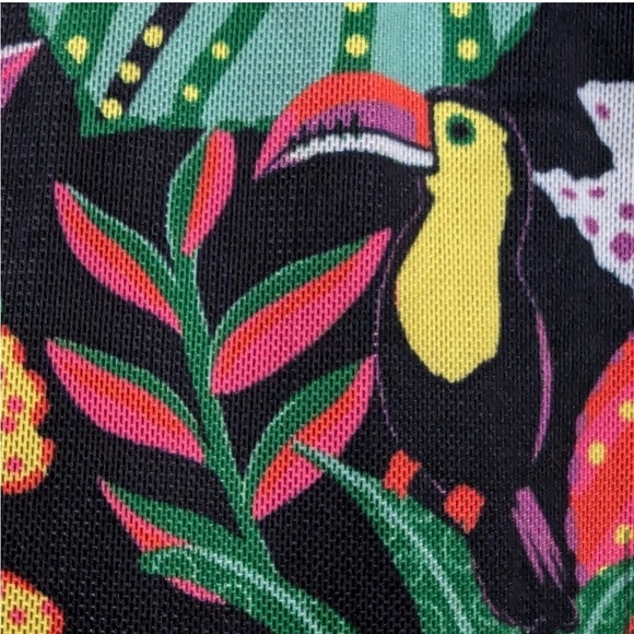 BETSEY JOHNSON Toucans & Leopards Fine
Mesh Maxi Halter Dress fairy - Picture 12 of 15